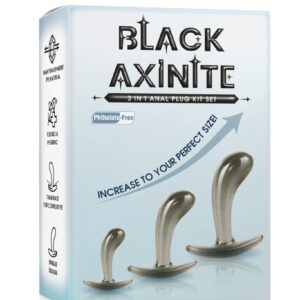 Black Axinite 3 in 1 Anal Plug Kit Set I | ViPstore.hu - Erotika webáruház #1 - EAN 4897078636882 | SKU NMC0002503