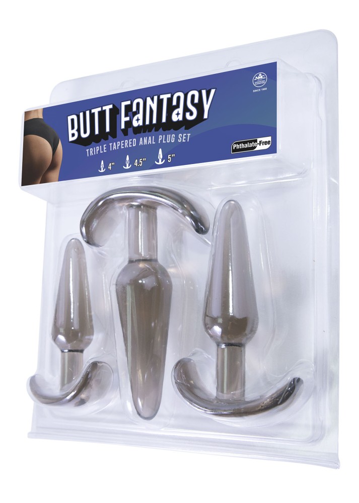 Butt Fantasy Triple Tapered Anal Plug Set | ViPstore.hu - Erotika webáruház #1 - EAN 4897078641091 | SKU NMC0002505