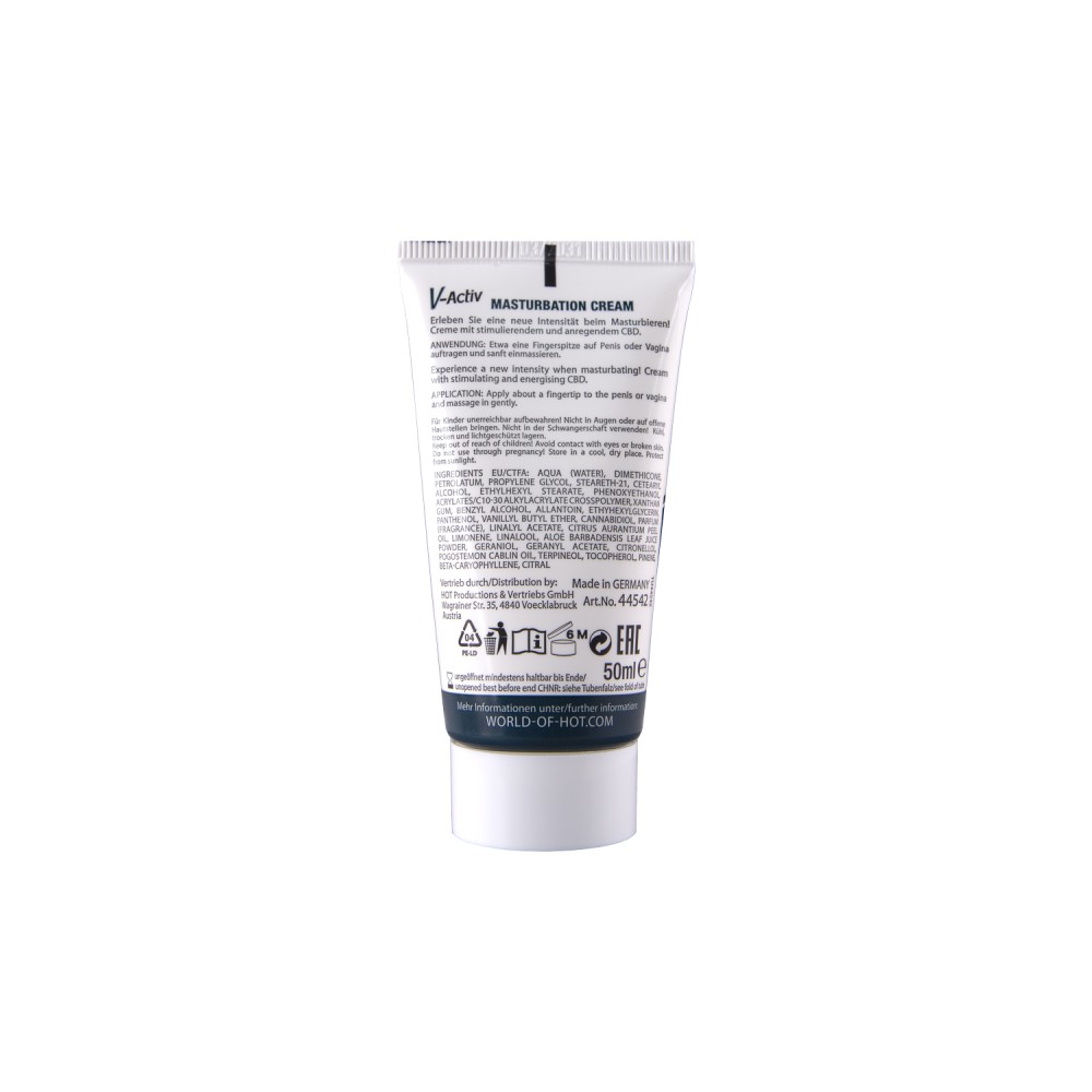 HOT Masturbation creme with CBD - unisex 50 ml | ViPstore.hu - Erotika webáruház #4 - EAN 4042342007145 | SKU HOT0044542