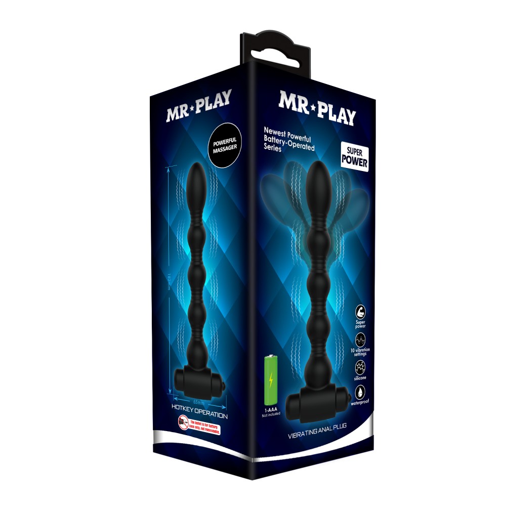 Mr. Play Vibrating Anal Plug V | ViPstore.hu - Erotika webáruház #1 - EAN 6959532338003 | SKU DEBRA01923