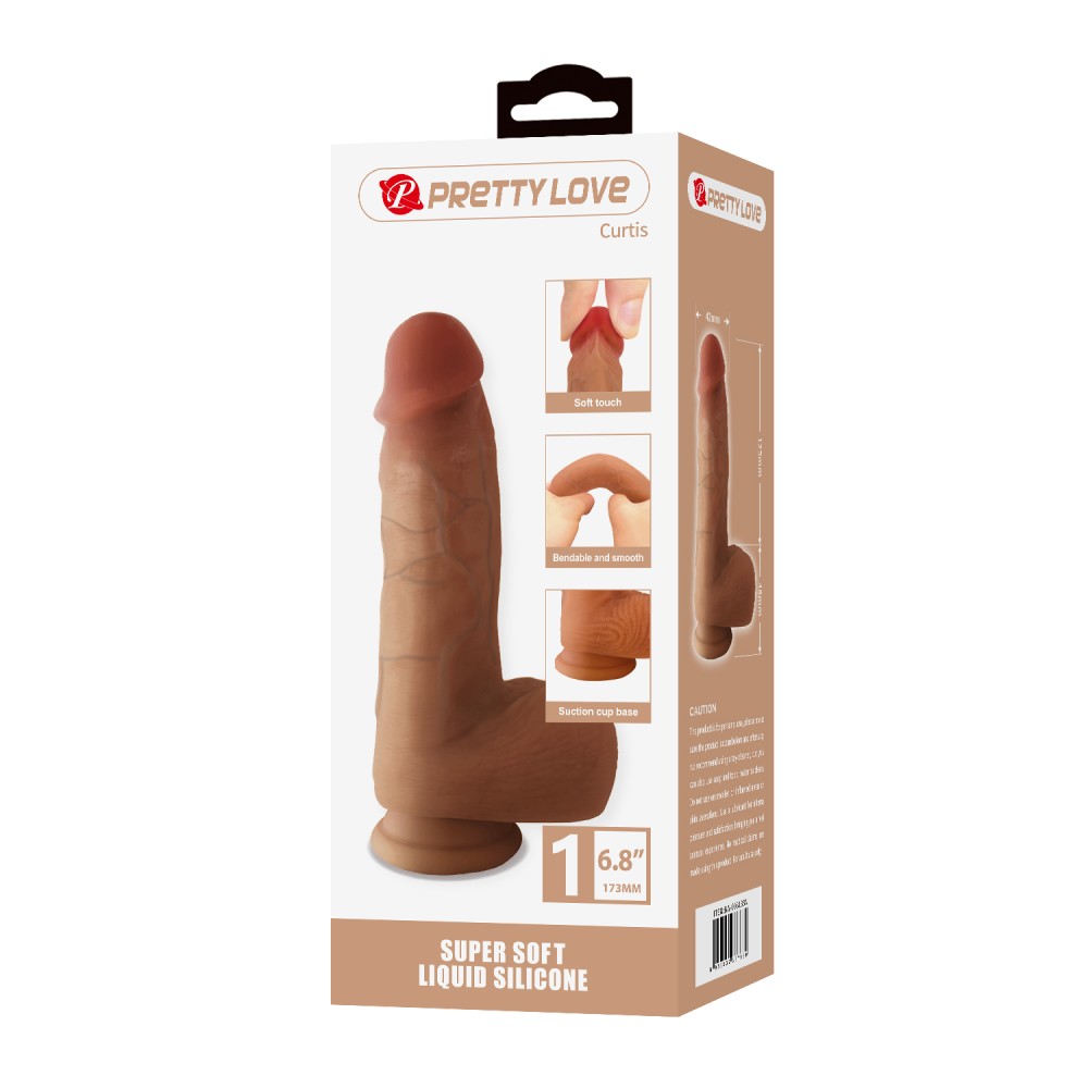 Pretty Love Curtis 6.8" Dildo | ViPstore.hu - Erotika webáruház #1 - EAN 6959532337860 | SKU DEBRA01940