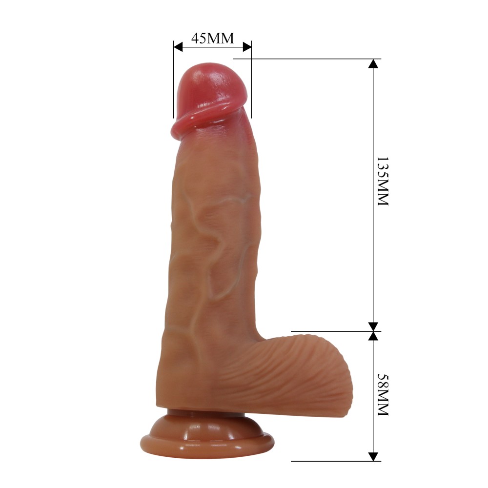 Pretty Love Duvall 7.6" Dildo Flesh II | ViPstore.hu - Erotika webáruház #7 - EAN 6959532337853 | SKU DEBRA01941