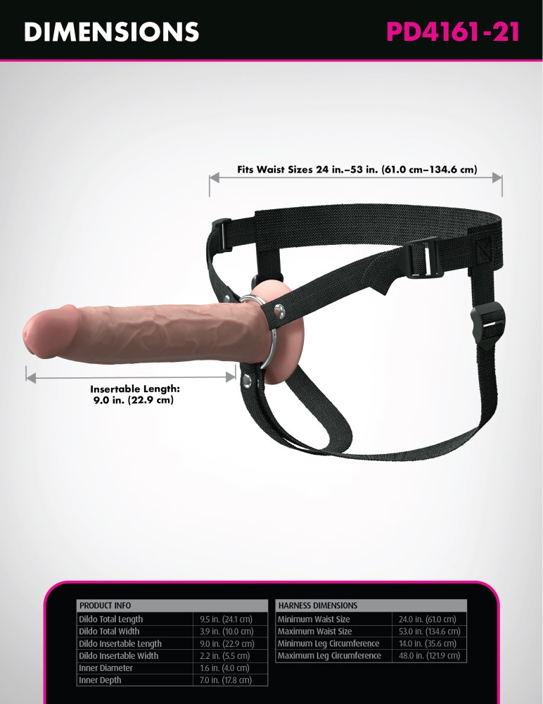 9" Silicone Hollow Strap-On Dual Density | ViPstore.hu - Erotika webáruház #8 - EAN 603912777765 | SKU PIPE416121