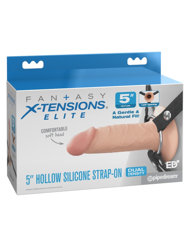 5" Silicone Hollow Strap-On Dual Density | ViPstore.hu - Erotika webáruház #1 - EAN 603912777789 | SKU PIPE416521
