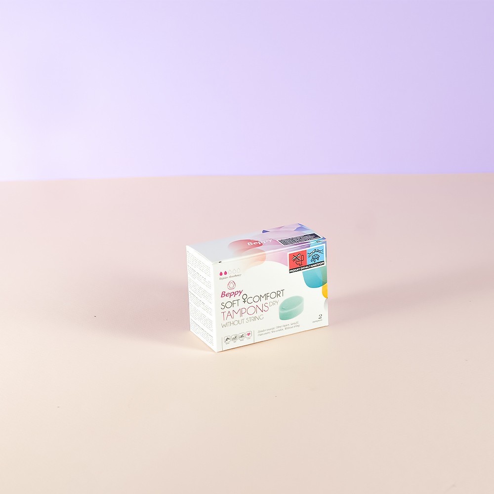 Beppy  Tampon  SOFT - Non-Lubricated sponge tampon  - 2 pieces | ViPstore.hu - Erotika webáruház #1 - EAN 8714777000881 | SKU ASHA000001
