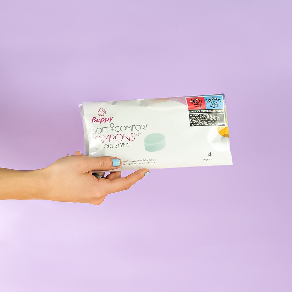 Beppy Tampon SOFT - Non-Lubricated sponge tampon - 4 pieces | ViPstore.hu - Erotika webáruház #1 - EAN 8714777001116 | SKU ASHA000002