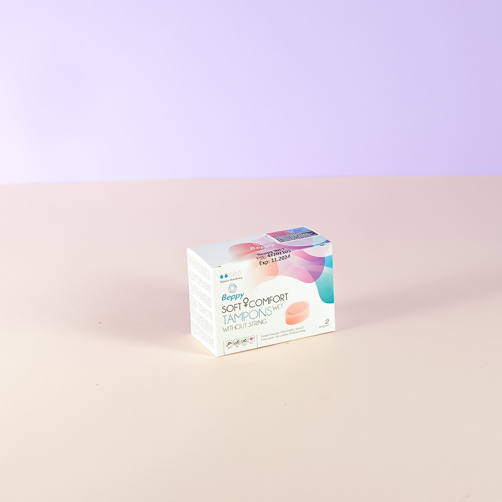 Beppy  Tampon WET - Lubricated sponge tampon - 2 pieces | ViPstore.hu - Erotika webáruház #1 - EAN 8714777000850 | SKU ASHA000004