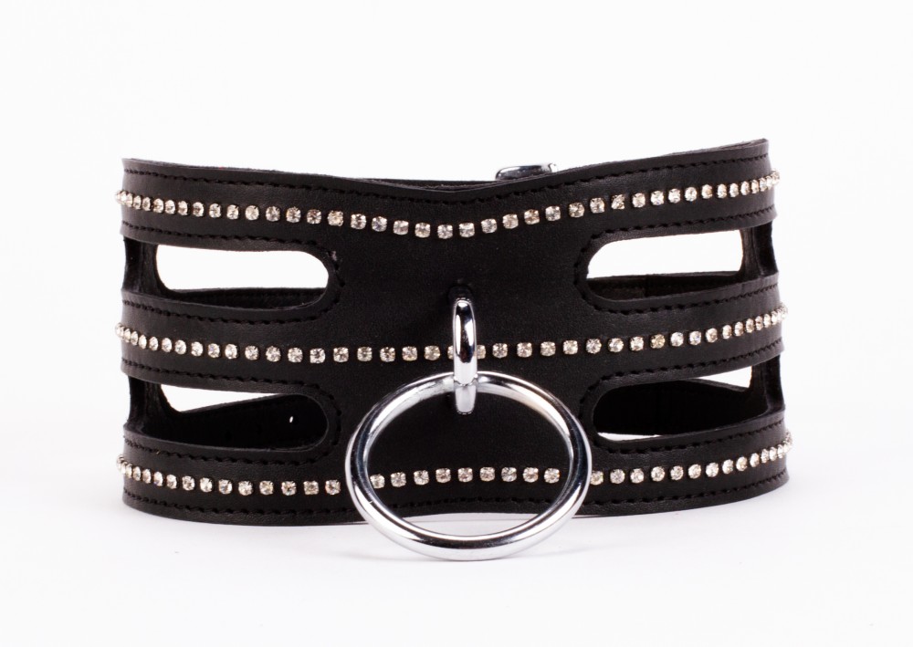 Designer Traingo Collar Made in Calf Softy Leather Black | ViPstore.hu - Erotika webáruház #1 - EAN 5999560510362 | SKU DEVIL00063