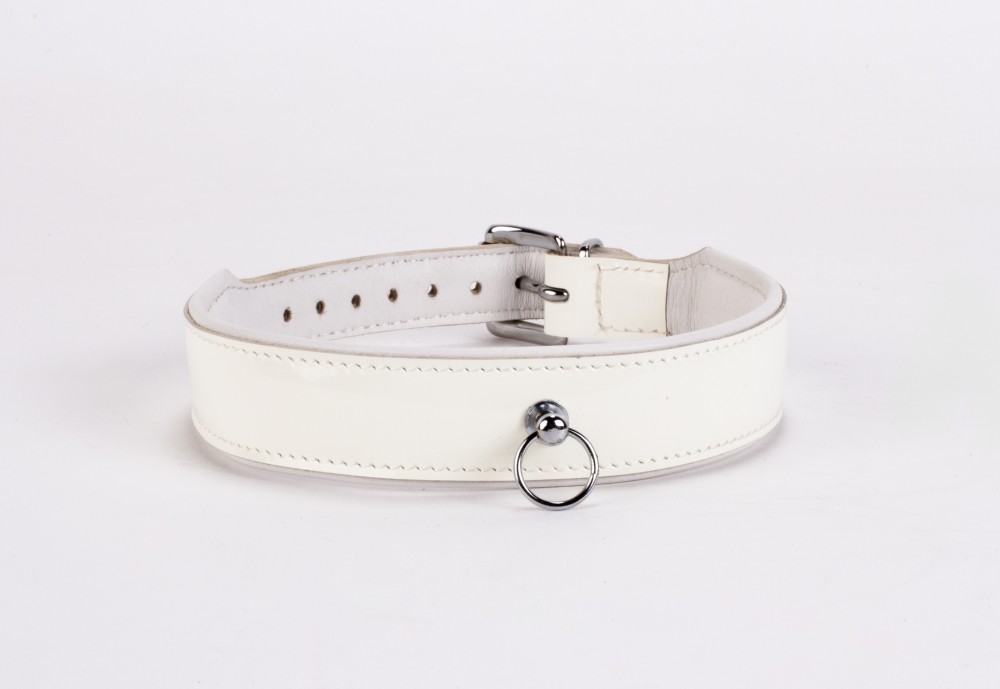 Patent Leather with Lamb Leather Backing White | ViPstore.hu - Erotika webáruház #2 - EAN 5999560510492 | SKU DEVIL00066