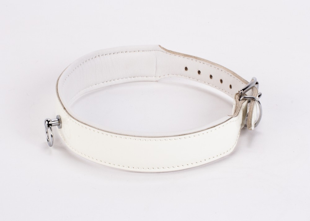 Patent Leather with Lamb Leather Backing White | ViPstore.hu - Erotika webáruház #3 - EAN 5999560510492 | SKU DEVIL00066