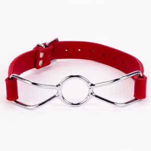 Calf Softy Leather Top and Lamb Leather Padding with Stainless Steel Mouth Piece Red | ViPstore.hu - Erotika webáruház #1 - EAN 5999560510522 | SKU DEVIL00069