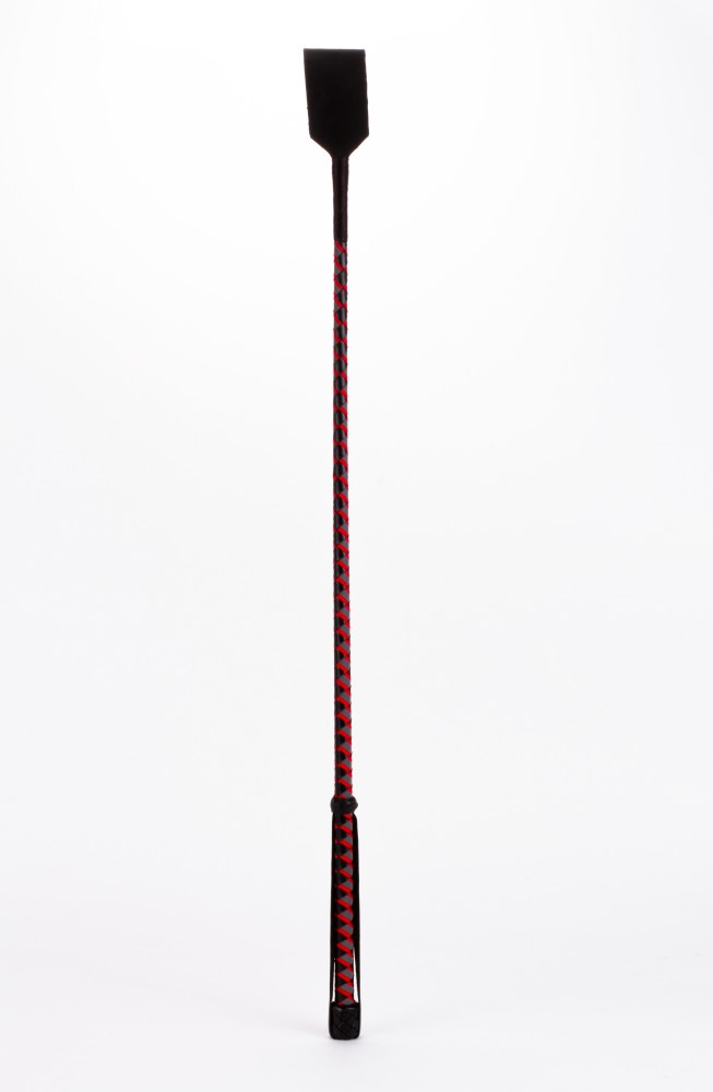 Leather Stick with Neon Strip and Nubuck Leather Top Red | ViPstore.hu - Erotika webáruház #1 - EAN 5999560510560 | SKU DEVIL00073