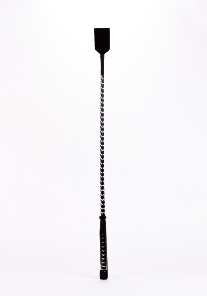 Leather Stick with Neon Strip and Nubuck Leather Top White | ViPstore.hu - Erotika webáruház #1 - EAN 5999560510577 | SKU DEVIL00074
