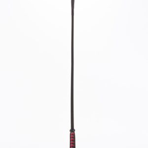Nylon Stick with Neon Strip and Goat Kid Leather Handle Nubuck Leather Black | ViPstore.hu - Erotika webáruház #1 - EAN 5999560510584 | SKU DEVIL00075