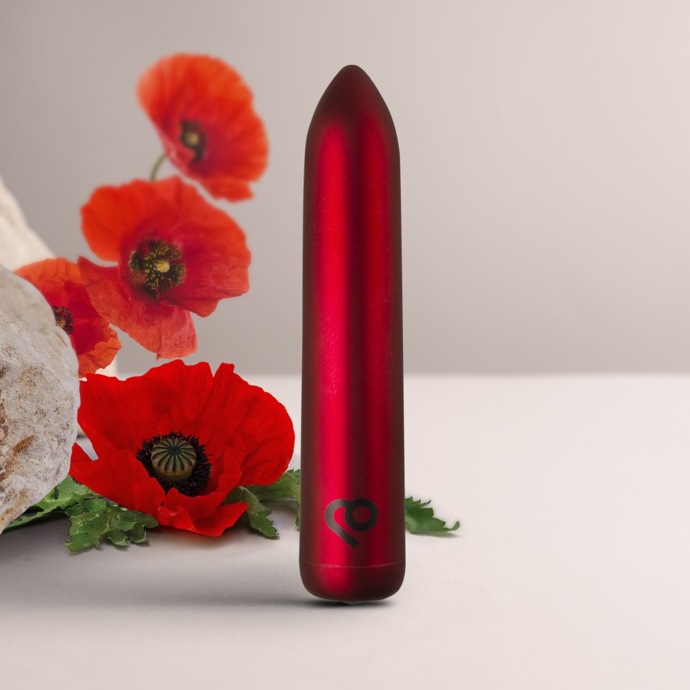 RO 90 Rechargeable bullet - Poppy Red | ViPstore.hu - Erotika webáruház #1 - EAN 811041015836 | SKU ROCKS00471