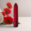 RO 90 Rechargeable bullet - Poppy Red | ViPstore.hu - Erotika webáruház #1 - EAN 811041015836 | SKU ROCKS00471