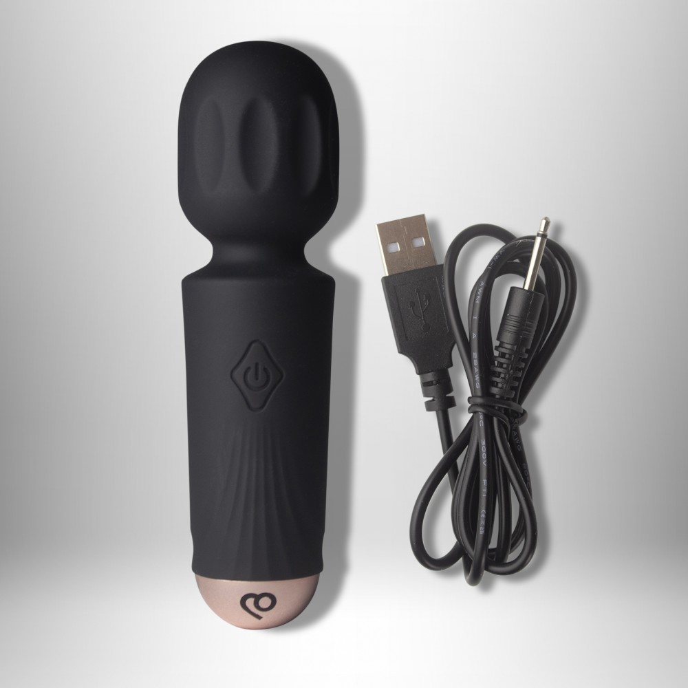 Rechargeable Mini Wand - Black Tulip | ViPstore.hu - Erotika webáruház #6 - EAN 811041015843 | SKU ROCKS00474