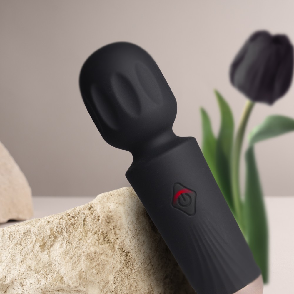 Rechargeable Mini Wand - Black Tulip | ViPstore.hu - Erotika webáruház #9 - EAN }