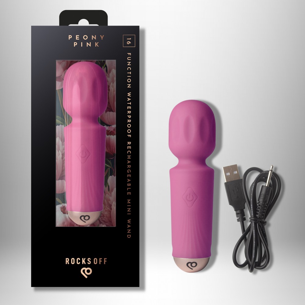Rechargeable Mini Wand - Peony Pink | ViPstore.hu - Erotika webáruház #8 - EAN 811041015898 | SKU ROCKS00475