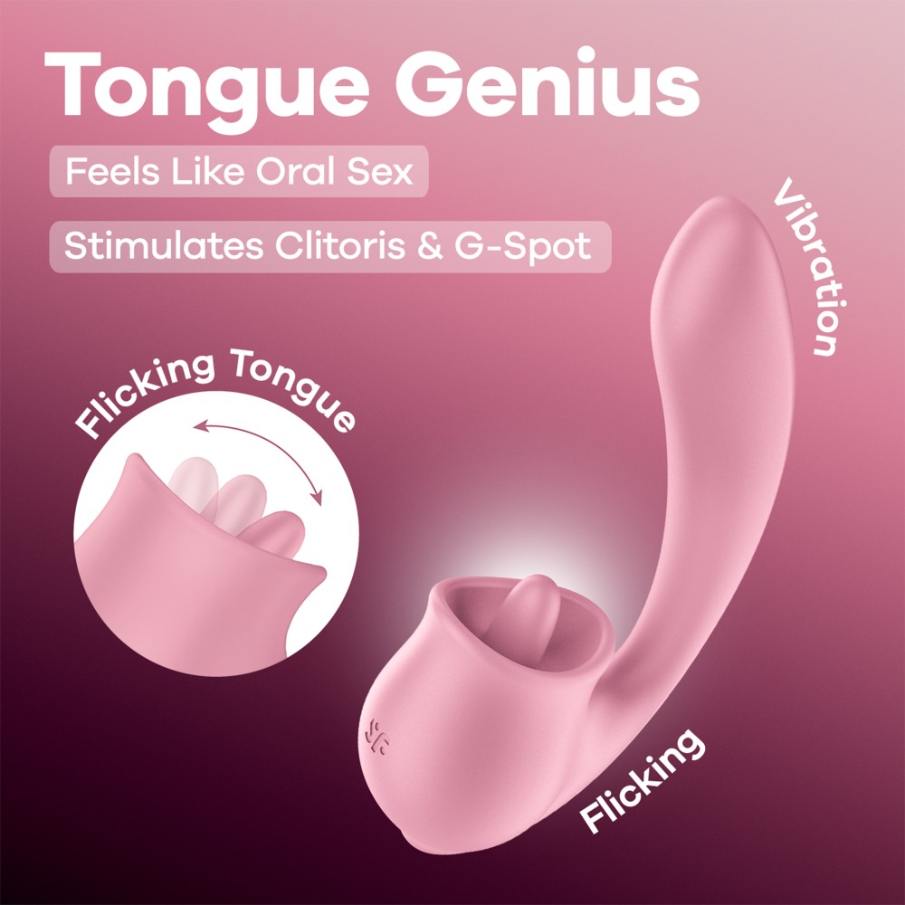 Tongue Genius - pink | ViPstore.hu - Erotika webáruház #8 - EAN 4061504080598 | SKU SATISFY550