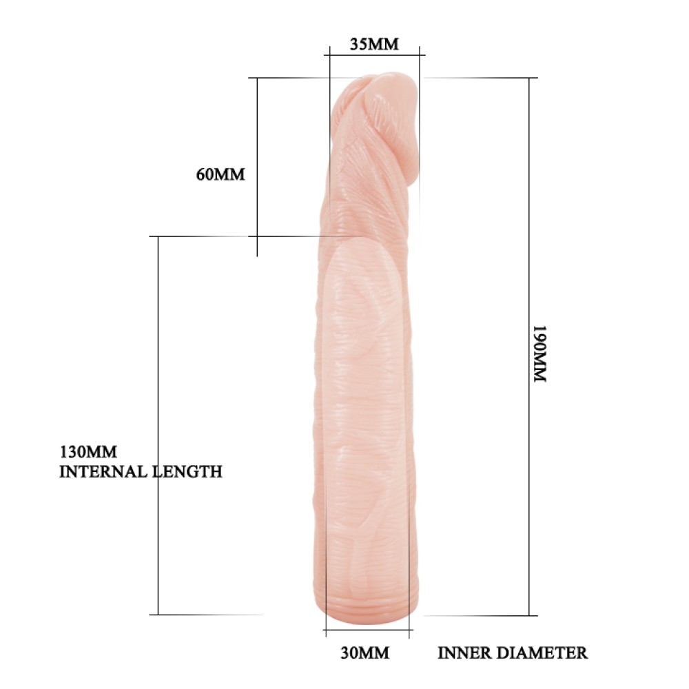 Realistic Penis Sleeve Flesh 1 | ViPstore.hu - Erotika webáruház #6 - EAN 6959532310245 | SKU DEBRA00515