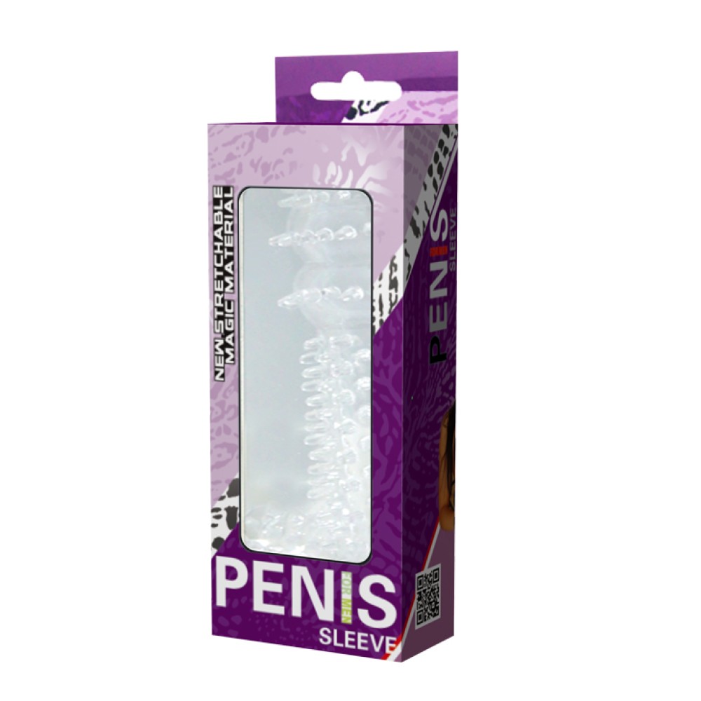 Penis Sleeve Clear 1 | ViPstore.hu - Erotika webáruház #1 - EAN 6959532300161 | SKU DEBRA00574