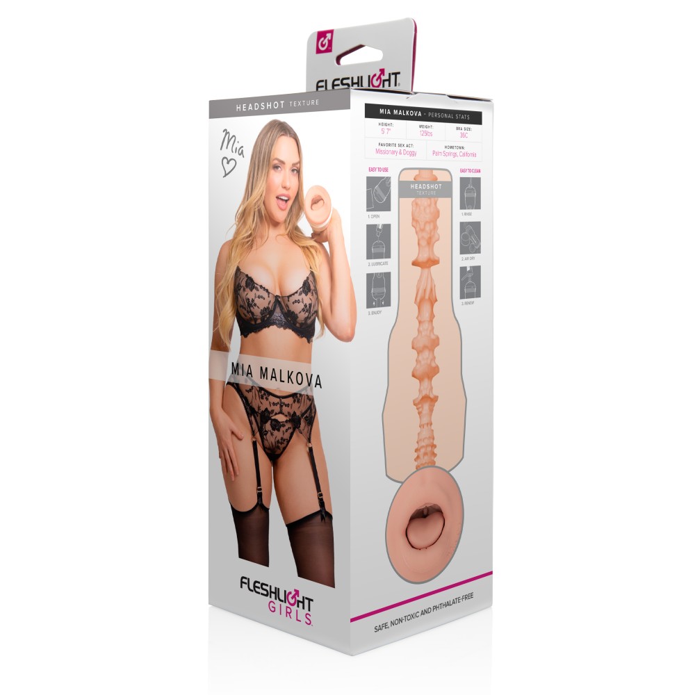 Fleshlight Girls Mia Malkova Headshot (Mouth) | ViPstore.hu - Erotika webáruház #1 - EAN 850069779610 | SKU FLESH00324
