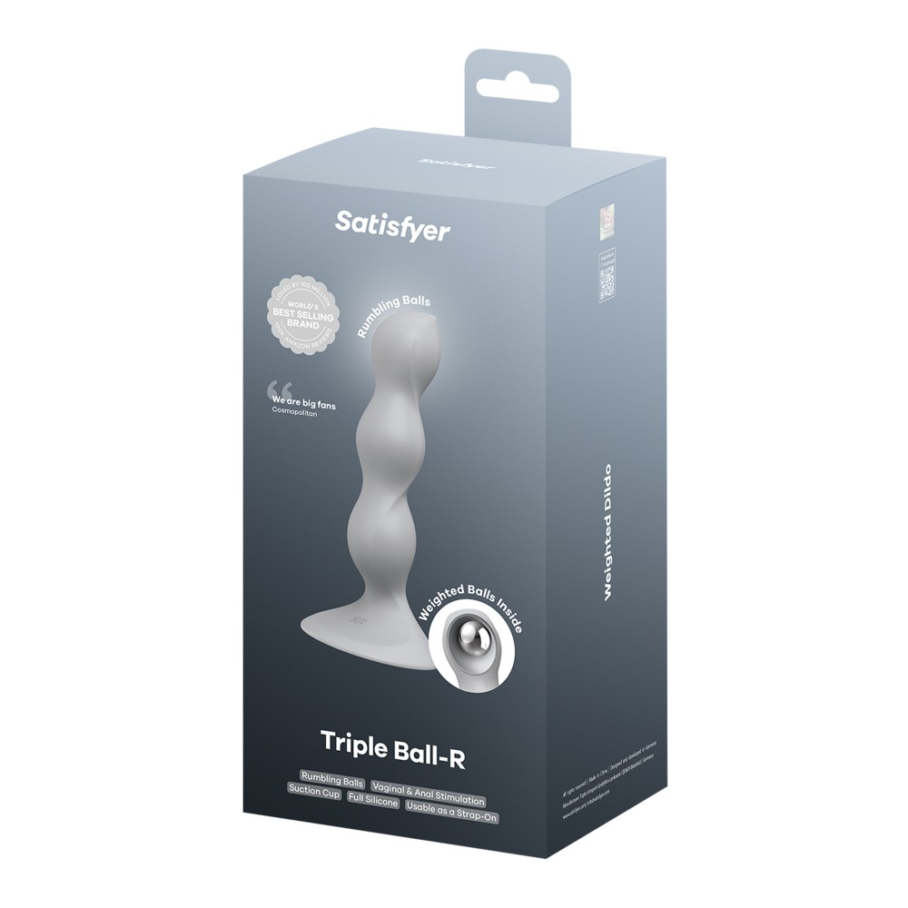 Triple Ball-R - grey | ViPstore.hu - Erotika webáruház #1 - EAN 4061504048659 | SKU SATISFY557