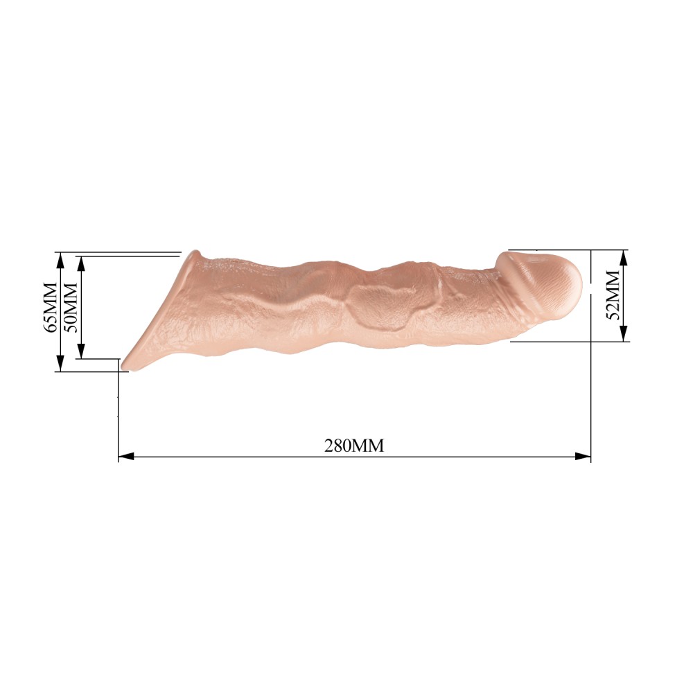 Pretty Love Extension Penis Sleeve 11" Flesh | ViPstore.hu - Erotika webáruház #4 - EAN 6959532364514 | SKU DEBRA01981