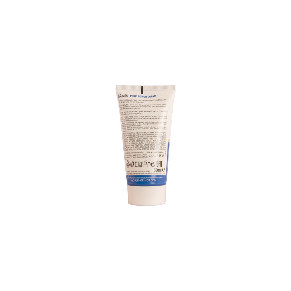 HOT V-Activ penis power cream for men 50 ml | ViPstore.hu - Erotika webáruház #2 - EAN 4042342000382 | SKU HOT0044535