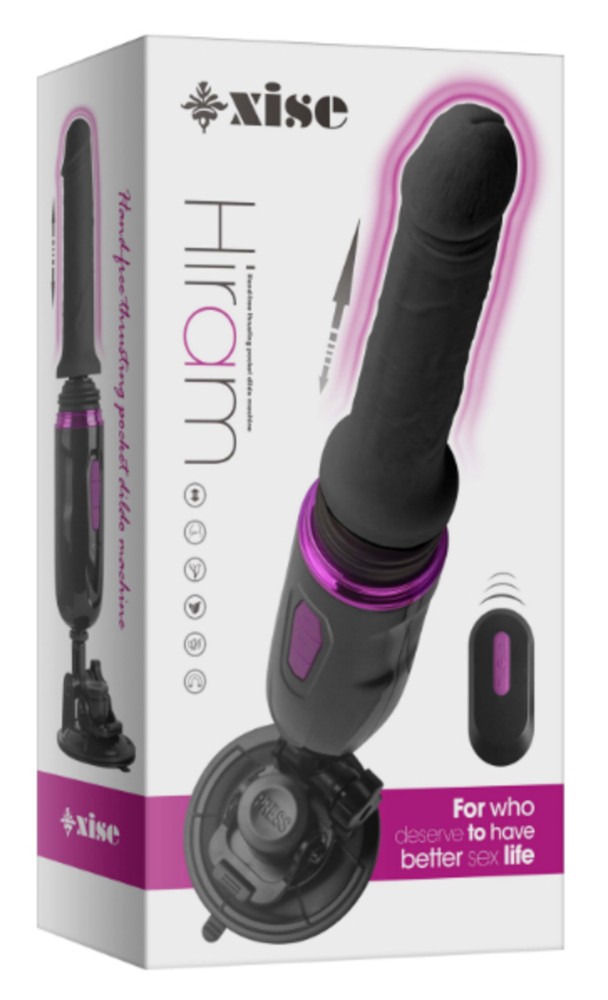Hiram hand-free thrusting pocket dildo machine | ViPstore.hu - Erotika webáruház #1 - EAN 6975052674759 | SKU MSTRS00222