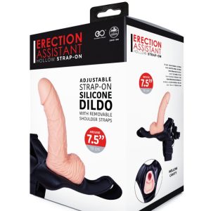 AROUND 7.5" SILICONE HOLLOW STRAP ON WITH PU HARNESS | ViPstore.hu - Erotika webáruház #1 - EAN 4897078647949 | SKU NMC0002511