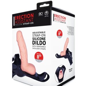 AROUND 8" SILICONE HOLLOW STRAP ON WITH PU HARNESS | ViPstore.hu - Erotika webáruház #1 - EAN 4897078647956 | SKU NMC0002512