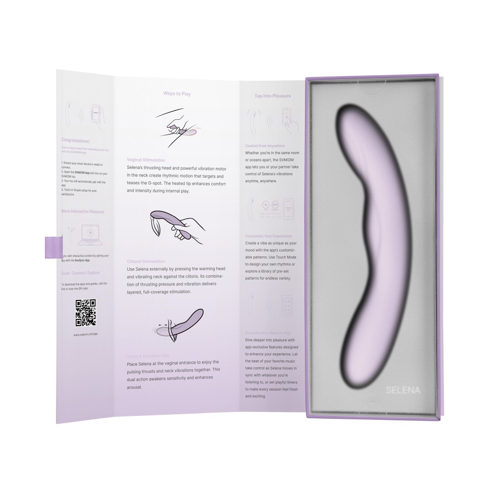 Selena Pastel Lilac | ViPstore.hu - Erotika webáruház #5 - EAN 6959633105917 | SKU SVAKOM0233