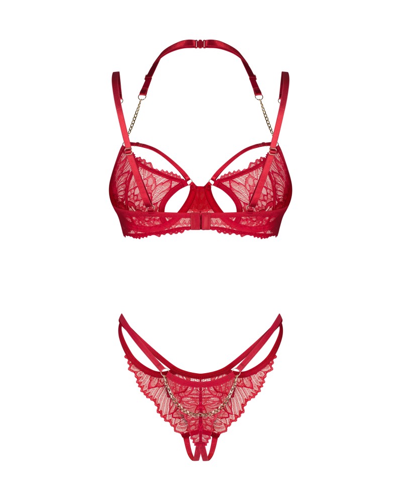 Matildea 2-pcs crotchless set S/M | ViPstore.hu - Erotika webáruház #4 - EAN 5901688266830 | SKU OBSES02154