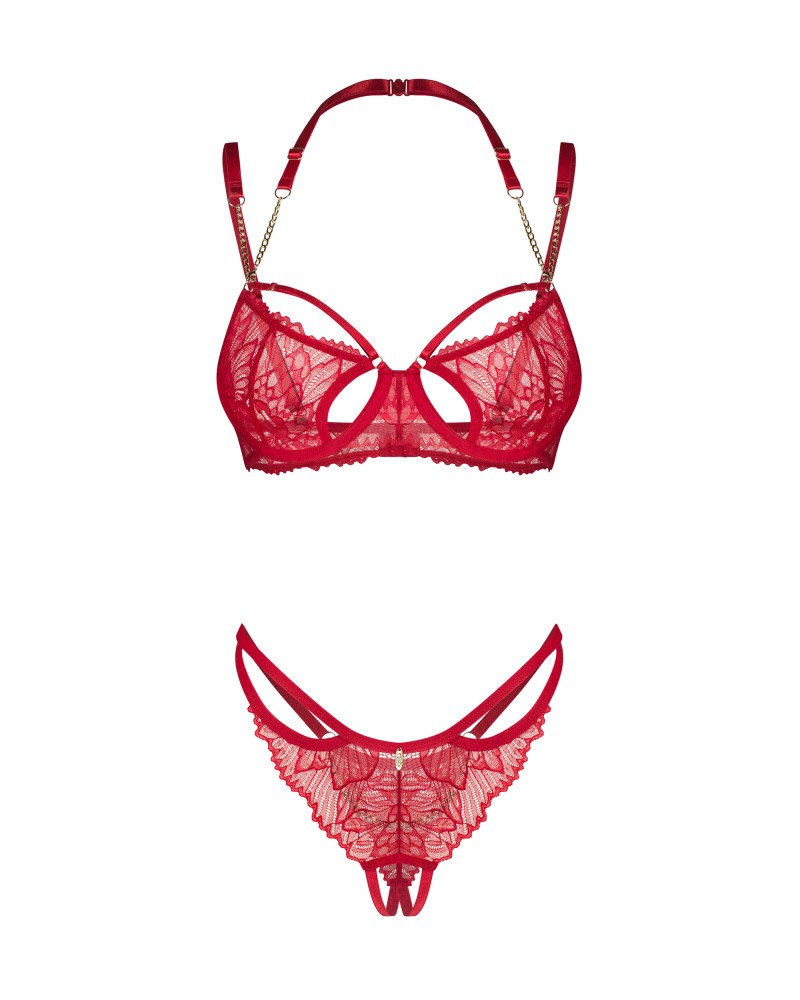 Matildea 2-pcs crotchless set S/M | ViPstore.hu - Erotika webáruház #5 - EAN 5901688266830 | SKU OBSES02154