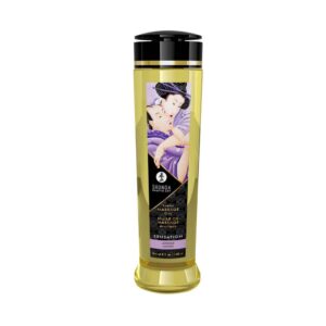 EROTIC MASSAGE OIL 240 ml / 8 oz LAVENDER | ViPstore.hu - Erotika webáruház #1 - EAN 697309012065 | SKU SHUNGA0195