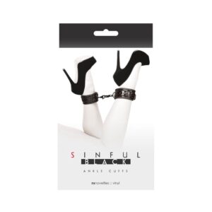 Sinful Ankle Cuffs Black | ViPstore.hu - Erotika webáruház #1 - EAN 657447092268 | SKU NSTOYS0223