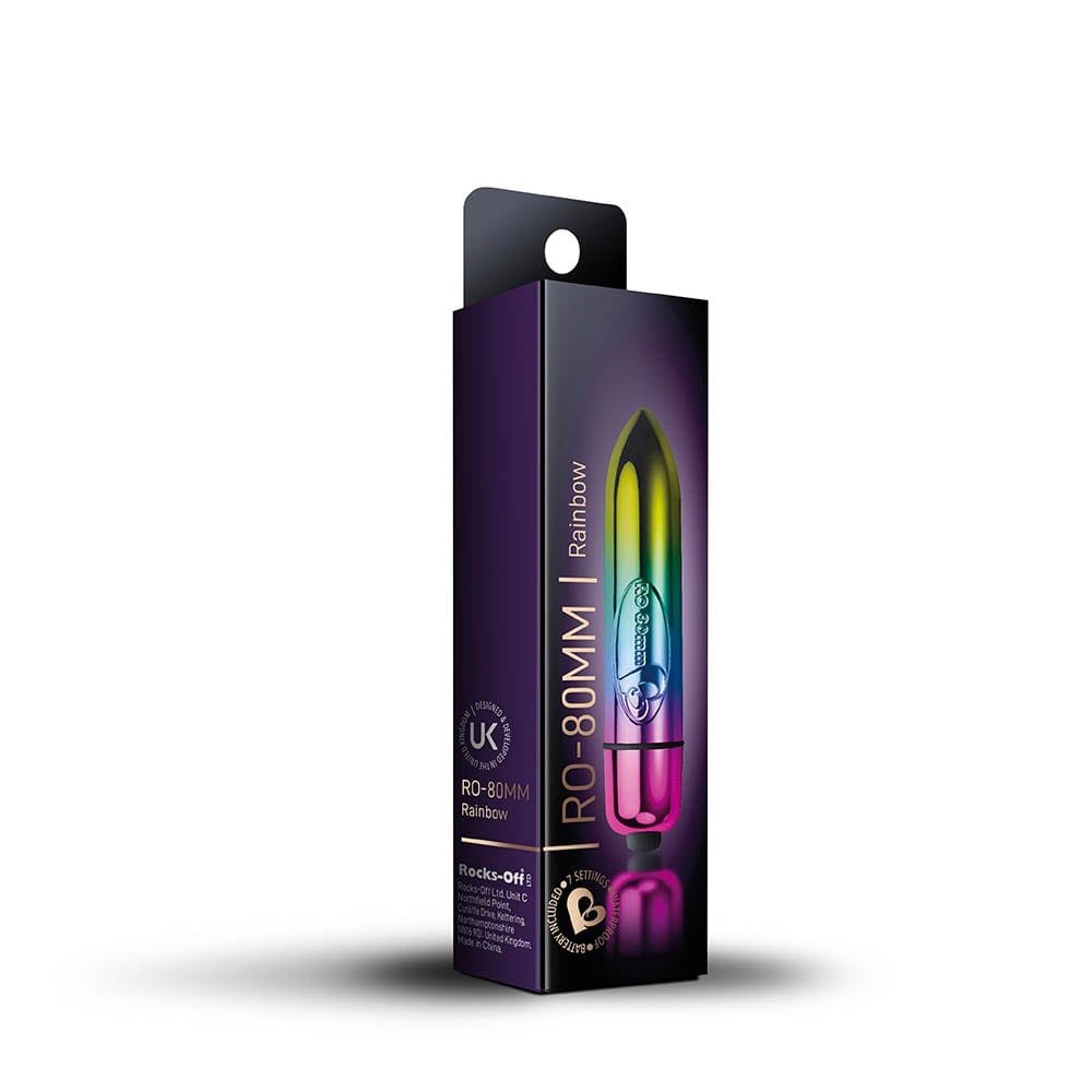 RO-80 mm 7 Speed Rainbow | ViPstore.hu - Erotika webáruház #5 - EAN 811041012866 | SKU ROCKS00237