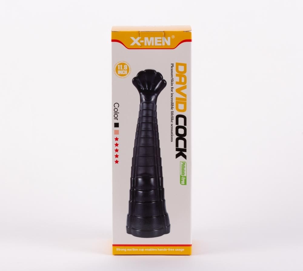 X-MEN David's 11.9" Cock Black II | ViPstore.hu - Erotika webáruház #1 - EAN 5999560517026 | SKU XMEN000257