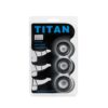 Titan 3 in 1 Silicone Rings Black | ViPstore.hu - Erotika webáruház #1 - EAN 6959532316650 | SKU DEBRA00960