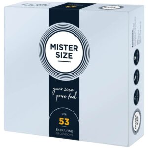 MISTER SIZE 53 mm Condoms 36 pieces | ViPstore.hu - Erotika webáruház #1 - EAN 4260605480096 | SKU MISTER5336