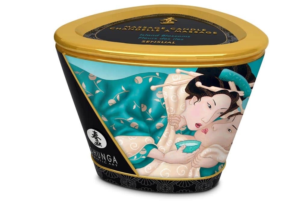 Massage Candle Island Blossoms 170ml | ViPstore.hu - Erotika webáruház #2 - EAN 697309045247 | SKU SHUNGA0190
