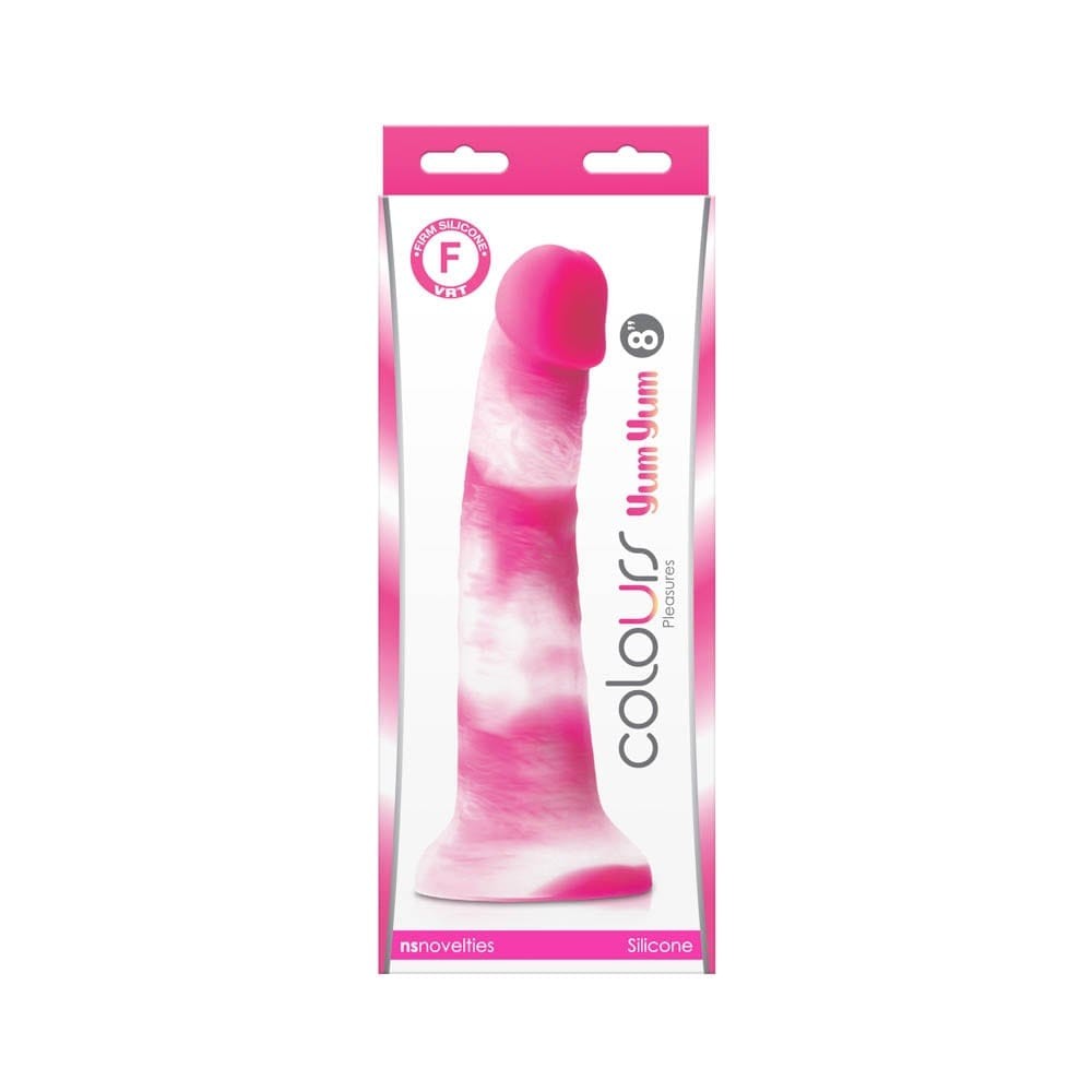 Colours - Pleasures - Yum Yum  8" Dildo - Pink_B0O25_3 | ViPstore.hu - Erotika webáruház #1 - EAN 657447103971 | SKU NSTOYS0869