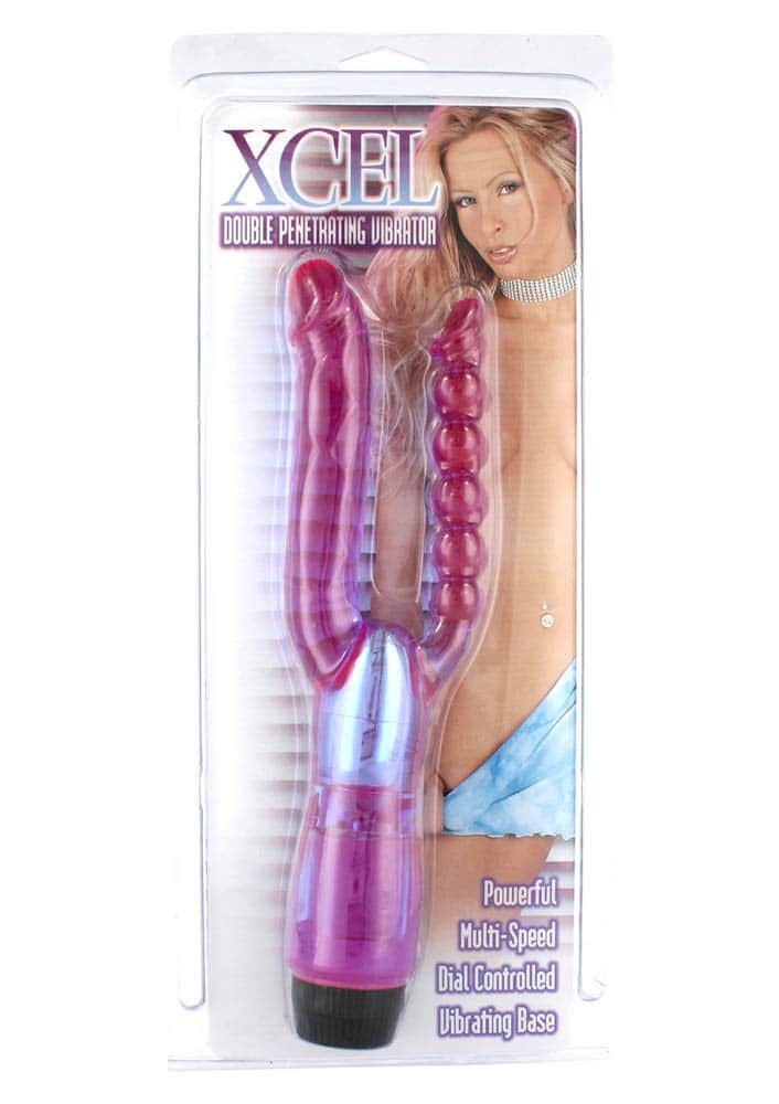 Xcel Double Penetrating Vibrator Purple | ViPstore.hu - Erotika webáruház #2 - EAN 4890888214745 | SKU SEVCR00885
