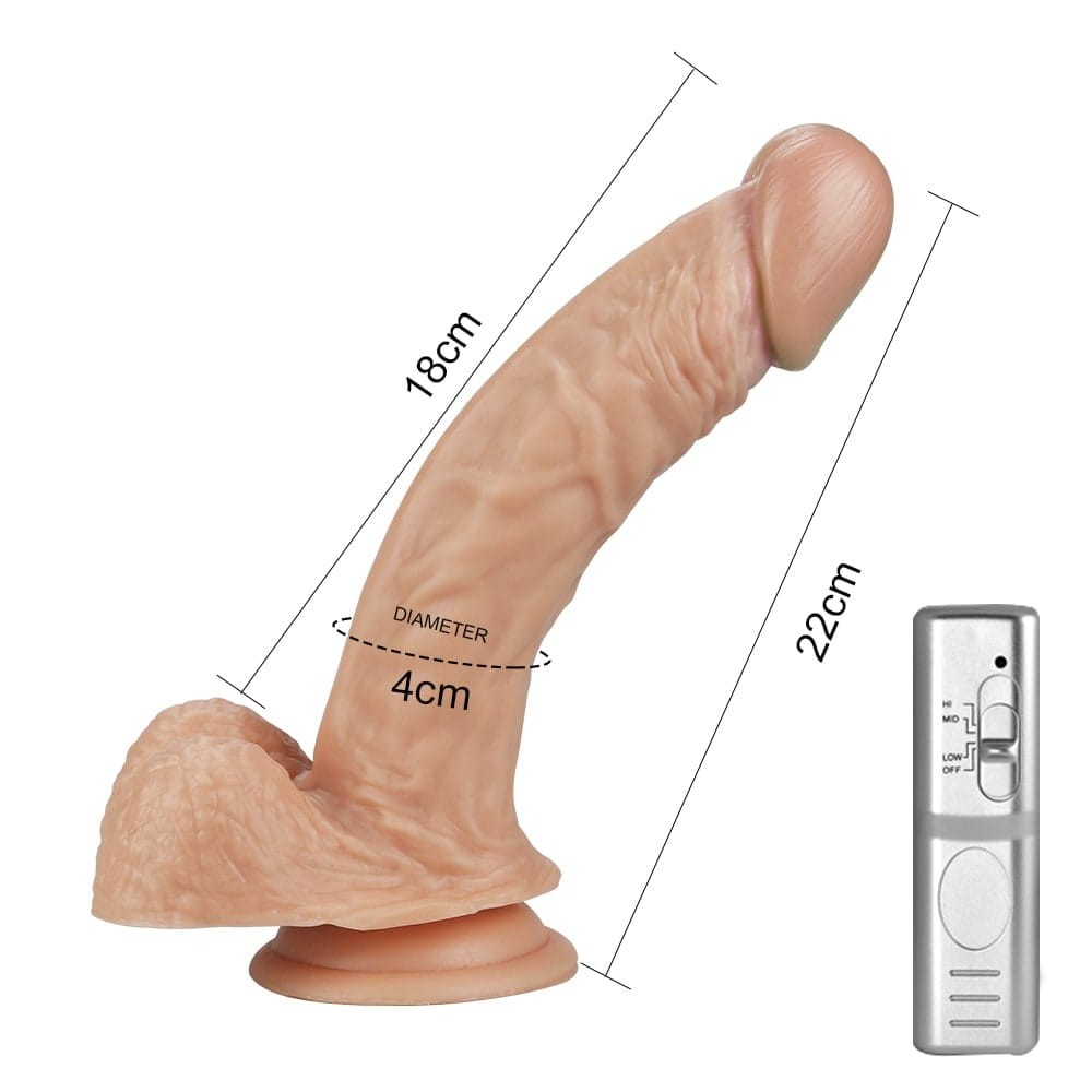 8.5" Real Extreme Vibrating Dildo | ViPstore.hu - Erotika webáruház #3 - EAN 6970260902021 | SKU LVTOY00452