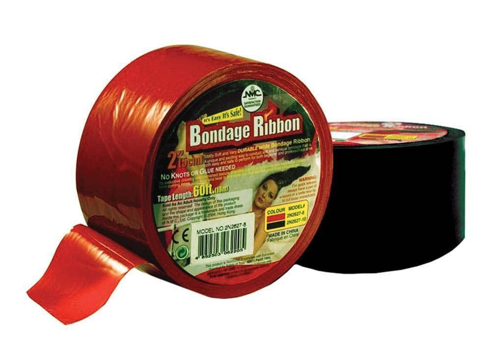 Bondage Ribbon 5cm/18mtr Black | ViPstore.hu - Erotika webáruház #1 - EAN 4892503062212 | SKU NMC0000794