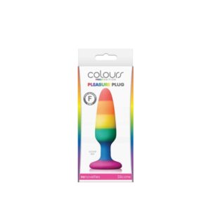 Colours - Pride Edition - Pleasure Plug - Small -Rainbow | ViPstore.hu - Erotika webáruház #1 - EAN 657447100789 | SKU NSTOYS0789