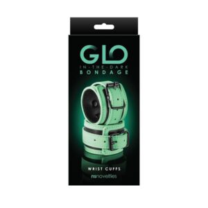 GLO Bondage - Wrist Cuff - Green_B0O25_2 | ViPstore.hu - Erotika webáruház #1 - EAN 657447104022 | SKU NSTOYS0874