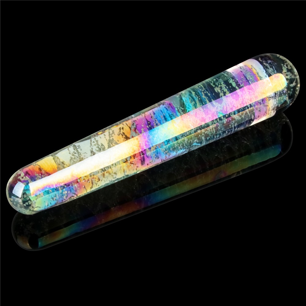 Glow-in-the-dark Twilight Gleam Glass Dildo-Slim Fantasy_B0O50_3 | ViPstore.hu - Erotika webáruház #3 - EAN 6942063400691 | SKU LVTOY00766